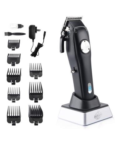 Cordless Hair Clipper Trimmer for Men, Professional Rechargeable Hair Cutting Kit with Charging Stand and 8 Guided Combs, Haircut Grooming Set for Home and Barbers2