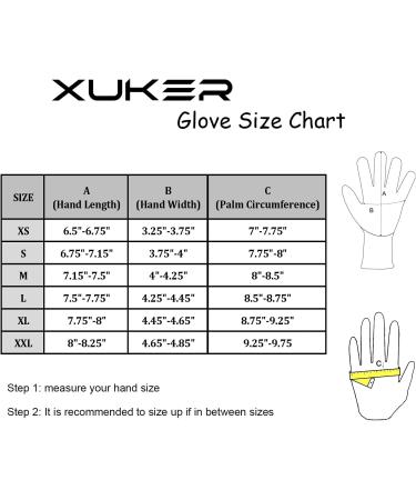 XUKER Water Gloves 3mm Neoprene Five Finger Wetsuit Gloves - Black Large - Buy Online on GoSupps.com