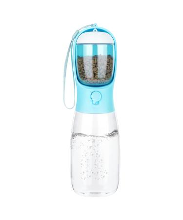 Osportfun dog drinking bottle portable dog water bottle for on the go 550ml leak -density water dispenser with 100 ml of feed container dog drinking bottle with activated carbon filters for large small dogs