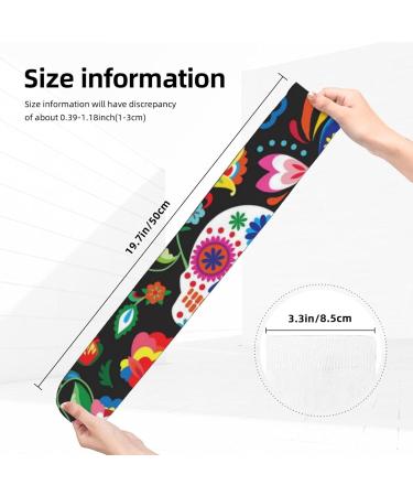 Shop Sugar Skull Dia de Muertos Compression Socks for Men & Women | 15-20 mmHg Support for Running & Cycling - Buy Online on GoSupps.com