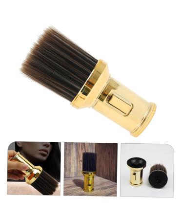 Lurrose Body & Face Bronzer Powder Brush | Hairdressing Cleaning Brush & Scarf | Man Care Supplies - Golden 13.5x6 cm - Buy Online on GoSupps.com