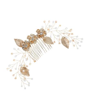 Beaupretty Metal Hair Claw Clips Wedding Bride Headwear barrettes for women bridal hairpin womens clips accessory for women Bridal Accessory Metal Zinc alloy bridesmaid issue