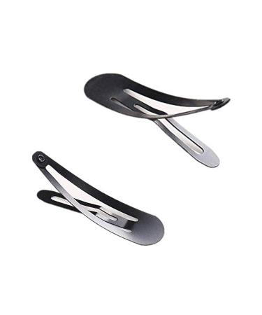 10 High-Quality Black Metal Hair Clips - Slippery Side Clips for Girls & Women | Kids Hair Jewelry (68mm) - Buy Online on GoSupps.com