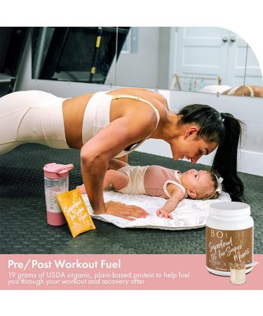 Boobie Body Superfood Protein Shake for Moms  Pregnancy Protein Powder  Lactation Support to Increase Milk Supply  Probiotics  Organic  Diary-Free  Gluten-Free  Vegan - Chocolate Bliss (23.3oz  1 Tub) - Buy Online on GoSupps.com