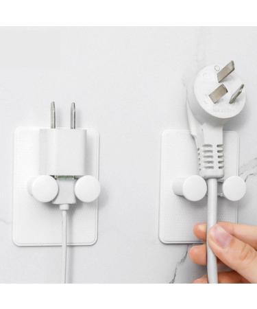 Buy Teksome Self-Adhesive Razor Hooks | Multi-Purpose Reusable Adhesive Hooks for Keys Bathroom & Towels - Large Load Capacity White - Buy Online on GoSupps.com
