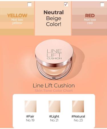  DD'ell  Cushion Intence Tone-Up Korean Cushion Linelift  Ultra-fine Grinding | Collagen Ampoule+Helix  Long Lasting | Poreless | Refill Included (0.45 oz x2 ea) 19 No.19 - Buy Online on GoSupps.com