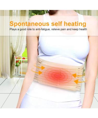 Keenso Self-Heating Back Brace - Anti-Fatigue Pain Relief Waist Protector Belt for Comfort & Support - International Shipping Available - Buy Online on GoSupps.com