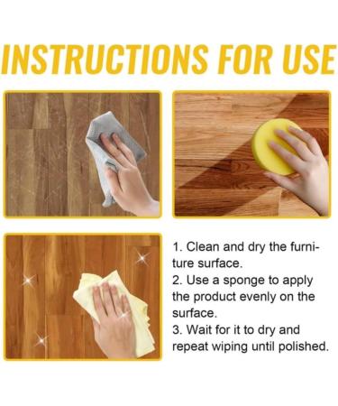 RYDOX Beeswax Spray Furniture Polish 100ml Wood Care Wax Solid Wood Furniture Polishing Seasoning Beeswax Polisher designed to resist water penetration Furniture Care Maintenance supplies(1 set) - Buy Online on GoSupps.com