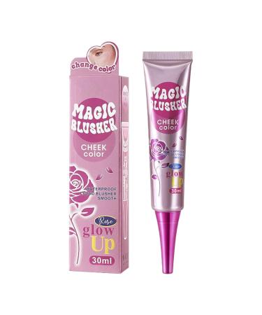 Blush Wand for CheeksTemperature Change Blusher Cream for Cheeks Buildable Makeup Blusher for Travel Dating Outdoor Performance Vacation