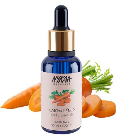 Nykaa Naturals 100 Percent Pure Cold Pressed - Carrot Seed For Women 1 oz Oil - Buy Online on GoSupps.com