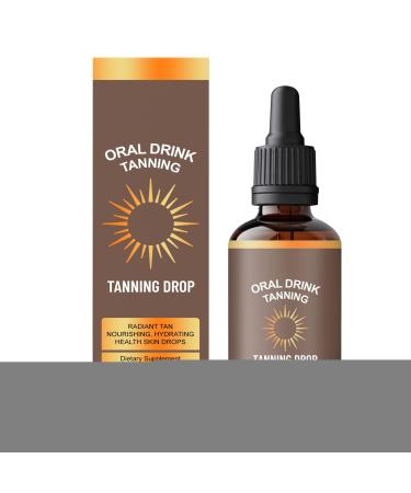 Gouttes Autobronzantes pour le Corps | 60ml Autobronzant Visage Sans Soleil | Bronzage Nourrissant Hydratant Maison Voyage Plage Visage Corps