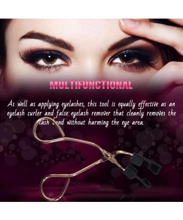 Buy Eyeline Pliers - Stainless Steel Magnetic Eyelash Applicator Tool for 3D False Lashes | Reusable & Durable Eyelash Extension Tweezers - Buy Online on GoSupps.com