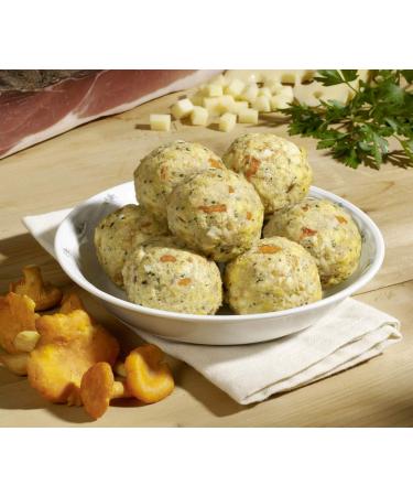 Gustos Chanterelle Dumplings - 3 Packs of Authentic South Tyrolean Mushroom Treats | 12 Pieces | International Shipping Available - Buy Online on GoSupps.com