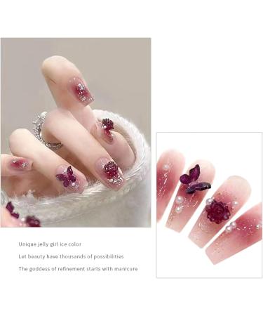 FEIlei Camellia Nail Jewelry Elegant Resin Flower Design DIY Nail Wedding Nail Charms - Buy Online on GoSupps.com