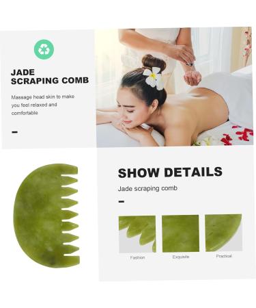Frcolor Xiuyu Jade Comb Massager Deep Tissue Scalp Massage Roller for Blood Circulation & Relaxation - Buy Online on GoSupps.com