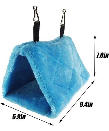 Tfwadmx 2Pcs Bird Tent Plush Hammock Nest for Cage - Cozy Sleeping Bed for Parrot, Eclectus, Parakeet, Cockatiels, Cockatoo, Lovebird - Buy Online on GoSupps.com
