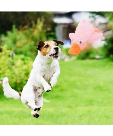 Noovelo Calming Duck Toy 2024 New Calming Duck Dog Toy Calming Duck for Dogs Dogs Emotional Support Duck Cute Quacking Stuffed Duck Dog Toy. (S-Green) - Buy Online on GoSupps.com