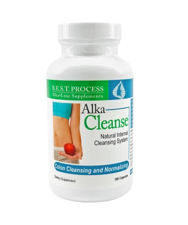 Morter HealthSystem Alka Cleanse Best Process Alkaline  Herbal Detox Colon Cleanse & Digestive Distress Formula  Psyllium Husk Probiotics Enzymes & Herbs 1