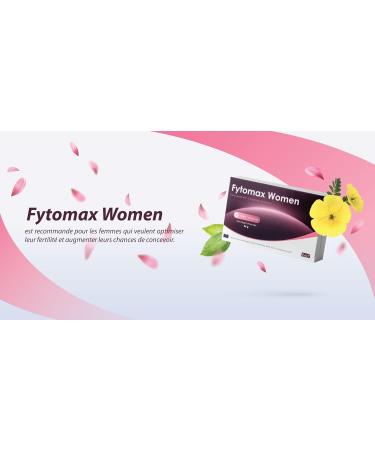 Fyto max Women - Female Fertility Support | Vitality & Design Boost | Folic Acid Zinc Vitex Maca | Reproductive Health | 30 Day Pack - 30 Tablets - Buy Online on GoSupps.com