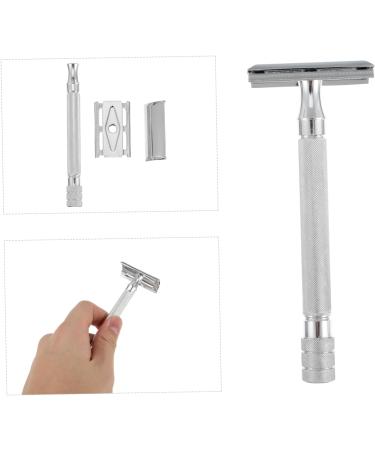 Frcolor Rostfrei Handrasier Double Razor for Men | Manual Safety Razor & Bartschneider | Long-Lasting Shaving Tool Set (1 Piece) - Buy Online on GoSupps.com