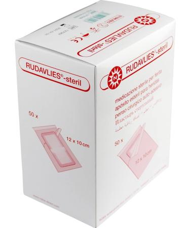 Noba Rudavlies Sterile Dressing Plaster 12x10cm Wound Dressing 50 Pieces | International Shipping Available - Buy Online on GoSupps.com