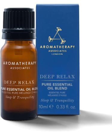 Aromatherapy Associates Atomizer & Deep Relax Essential Oil - Portable Diffuser for Sleep with Vetivert Chamomile & Sandalwood | International Shipping Available - Buy Online on GoSupps.com