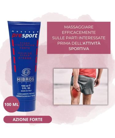 HIBROS Sport PreSport Strong Cream 100ml | Top Pre-Workout Cream for Performance | Fast International Shipping - Buy Online on GoSupps.com