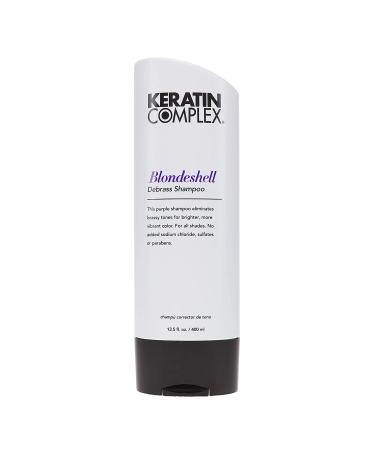 Keratin Complex Blondeshell Debrass & Brighten Purple Shampoo & Conditioner Duo - 13.5 oz - Buy Online on GoSupps.com