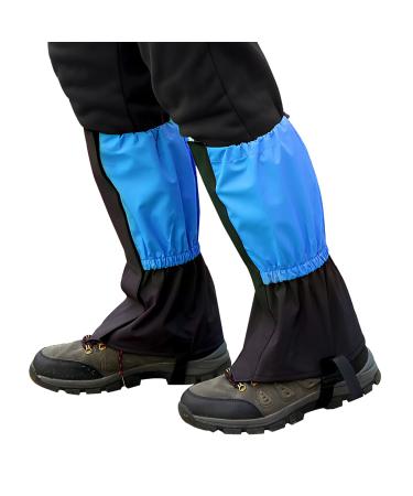 Tnsland outdoor gaiters waterproof gaiters adjustable breathable leg protection snow hiking gaiter gaver hiking for hiking climbing trekking snow hiking 1 pair of blue