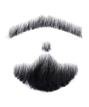 Faux Hommes Barbe de la Barbe r elle Moustache Moustache Barbe la Vie comme la Moustache de Vraie Cheveux Fausse Moustache pour l'homme Vie comme la Moustache de Vraie Cheveux