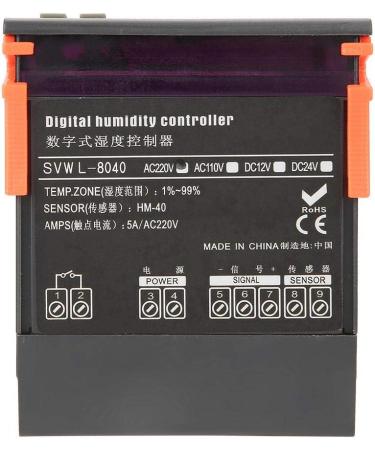 220V Digital Air Humidity Controller WH8040 | 1%-99%RH Sensor | HM-40 Type - Buy Online on GoSupps.com
