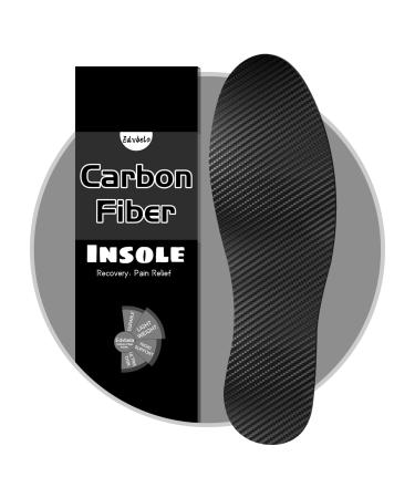 Carbon Fiber Insole for Turf Toe Hallux Rigidus Limitus Foot Fractures Arthritis Rigid Graphite Shoe Insert for Sports Hiking Trekking Alternative to Post Op Shoe - 1 Piece 235mm 9.25"/235MM W's 7.5-8/M's 6.5-7 1PC