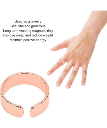 Finger Magnifying Ring for Arthritis Relief - Adjustable Health & Lymphatic Drainage Ring for Men and Women - Fatigue Relief in Elegant Rose Design - Buy Online on GoSupps.com