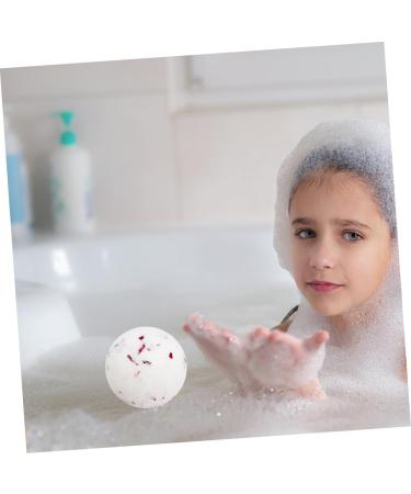  Housoutil Housoutil 2 Pieces Bubble Bath Ball Milk Bath Balls Rose Petals Steam Shine Essential Oil Bath Bomb Maker Moisturize - Buy Online on GoSupps.com