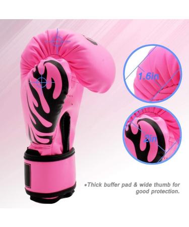 Kids Boxing Gloves 4oz - Pink Youth Training Gloves for Punching Bag & Kickboxing | Ideal for Sparring, Muay Thai, MMA | Available in 6oz, 8oz | Buy Online Now! - Buy Online on GoSupps.com