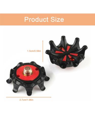 Chennan 16PC Universal Golf Shoe Spikes - Soft Replacement Fast Twist Super Grip - Compatible with Most Golf Shoes - Buy Online on GoSupps.com