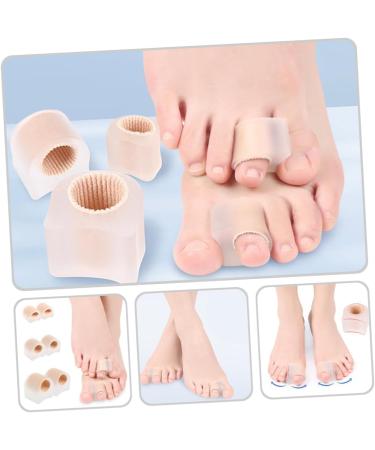 Lurrose 2 Pairs Silicone Gel Toe Spacers & Bunion Protector Sleeves - Multipurpose Fiber Tool for Men, Small Toes Separators - 2.7x2.2cm - Buy Online on GoSupps.com