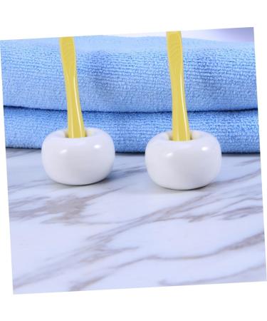 Zerodeko 9 STK Toothbrush Holder Rack - Creative White Mini & Medium Toothbrush Stand for Home Organization - International Shipping Available - Buy Online on GoSupps.com