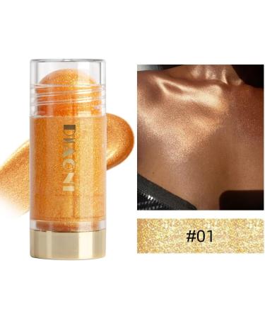 Jelly Makeup Highlighter Makeup Stick for Face Radiant Shimmer Shine Buildable Color Light and Silky Highlighting Face Cream - Buy Online on GoSupps.com