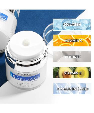Neutriherbs Face Cream - Collagen Moisturizer for Black Spots & Fine Lines | 1.7OZ | International Shipping - Buy Online on GoSupps.com