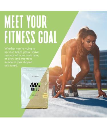 Myprotein MYVEGAN Soy Protein Isolate Powder Vanilla Stevia 2.2 Lb (33 Servings) - Buy Online on GoSupps.com