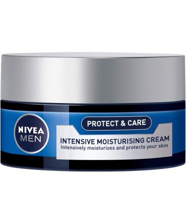 NIVEA MEN Intensive Moisturising Face Cream Protect & Care Pack of 3 (3 x 50 ml) Face Moisturiser for Dry Skin Moisturiser for Men with Aloe Vera & Vitamin E Mens Moisturiser - Buy Online on GoSupps.com