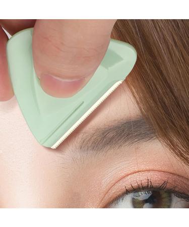 Buy Stainless Steel Facial Trimmer - Portable 2x Triangle Eyebrow Razor for Precision Grooming - Buy Online on GoSupps.com