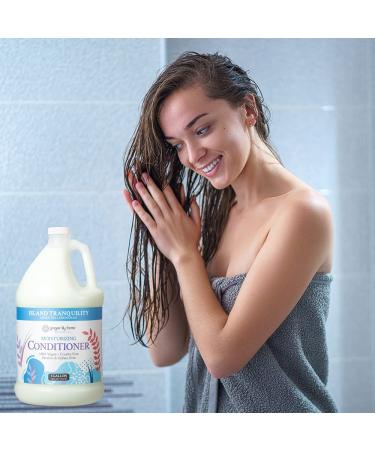 Ginger Lily Farms Botanicals Moisturizing Conditioner - Island Tranquility, 1 Gallon (128 fl oz), Vegan & Cruelty-Free, Green Tea Lemongrass Scent - Buy Online on GoSupps.com