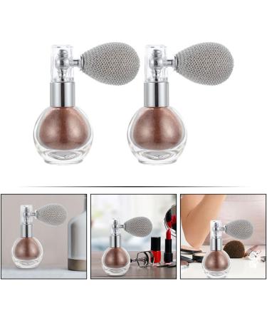 DOITOOL 2pcs Spray Glitter Highlighter Hair Powder Body Glitter Makeup Powder Spray Tool Flash Spray Bottle As Shown 7.5x6cm - Buy Online on GoSupps.com