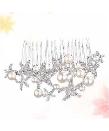 DOITOOL Rhinestone Hair Comb Hair Pearls Combs for Women Hair Teasing Comb Bride Comb Hair Rhinestones Comb for Bridal Rhinestone Comb Headwear for Women Tiara Miss Tease Crystal - Buy Online on GoSupps.com