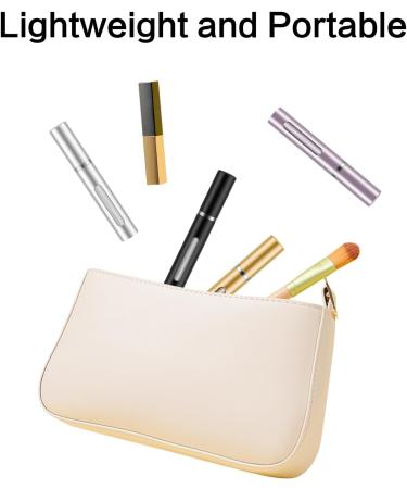 Saiveina 5ml Mini Perfume Atomizer Bottles - Refillable Travel Spray (4 Pack) | Ideal for Cologne & Fragrance - Buy Online on GoSupps.com