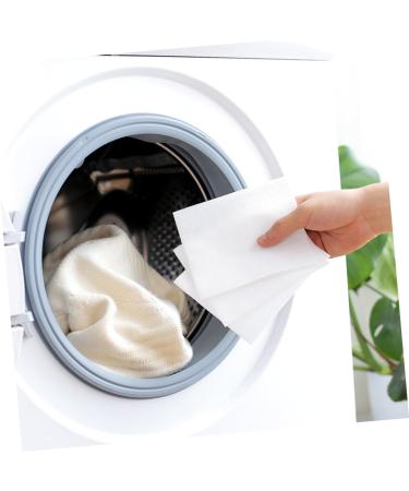 Gatuida 96 Sheets Laundry Paper Washing Paper Color Paper Clothes Wash and Care White - Buy Online on GoSupps.com