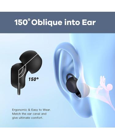 AGPTEK Reusable Noise Reduction Earplugs - 2 Pairs for Sleeping, Flights, Travel - 35db Noise Cancelling - Silicone Ear Plugs with S/M/L/Double Layer Tips - Black - Buy Online on GoSupps.com