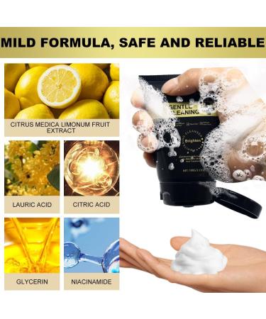  HASAIKA Facial cleanser brightening cleanser gentle non-irritating cleanser that deeply cleanses and brightens the skin and is suitable for all skin types. (100 g) - Buy Online on GoSupps.com